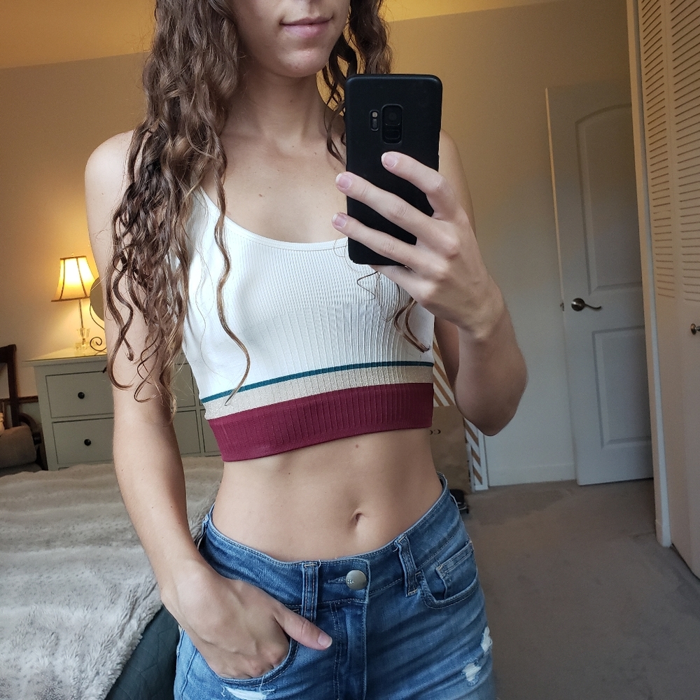 Seamless Longline Bralette/Crop Top